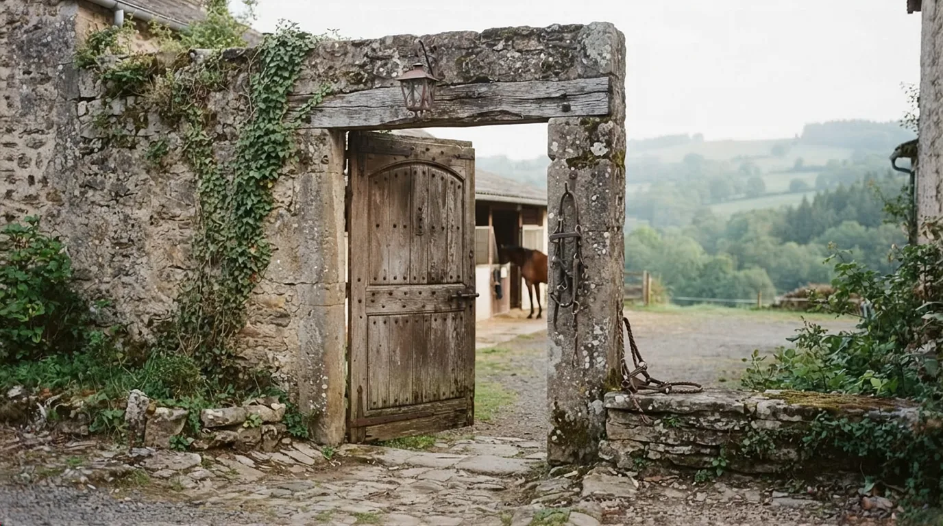 Entrée du Poney Club & Écuries des 4 Temps, centre équestre à Razac-sur-l'Isle